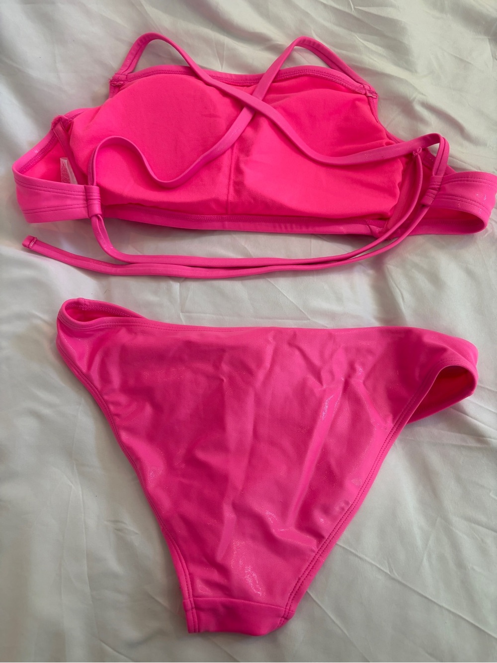 Xhilaration Neon Pink Bikini Set - Picture 3 of 5
